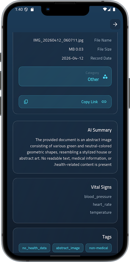 Omica app walkthrough screen 20